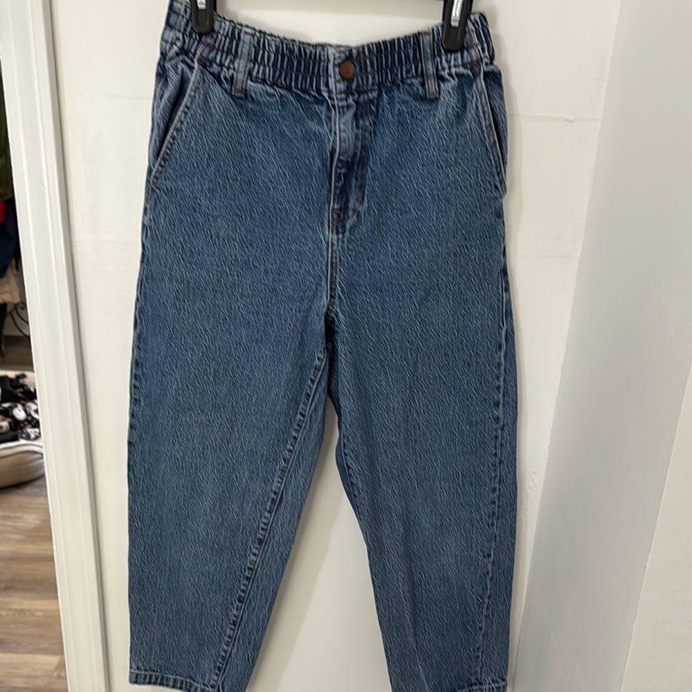 Madewell High Rise Balloon Women Jeans - Blue Size S